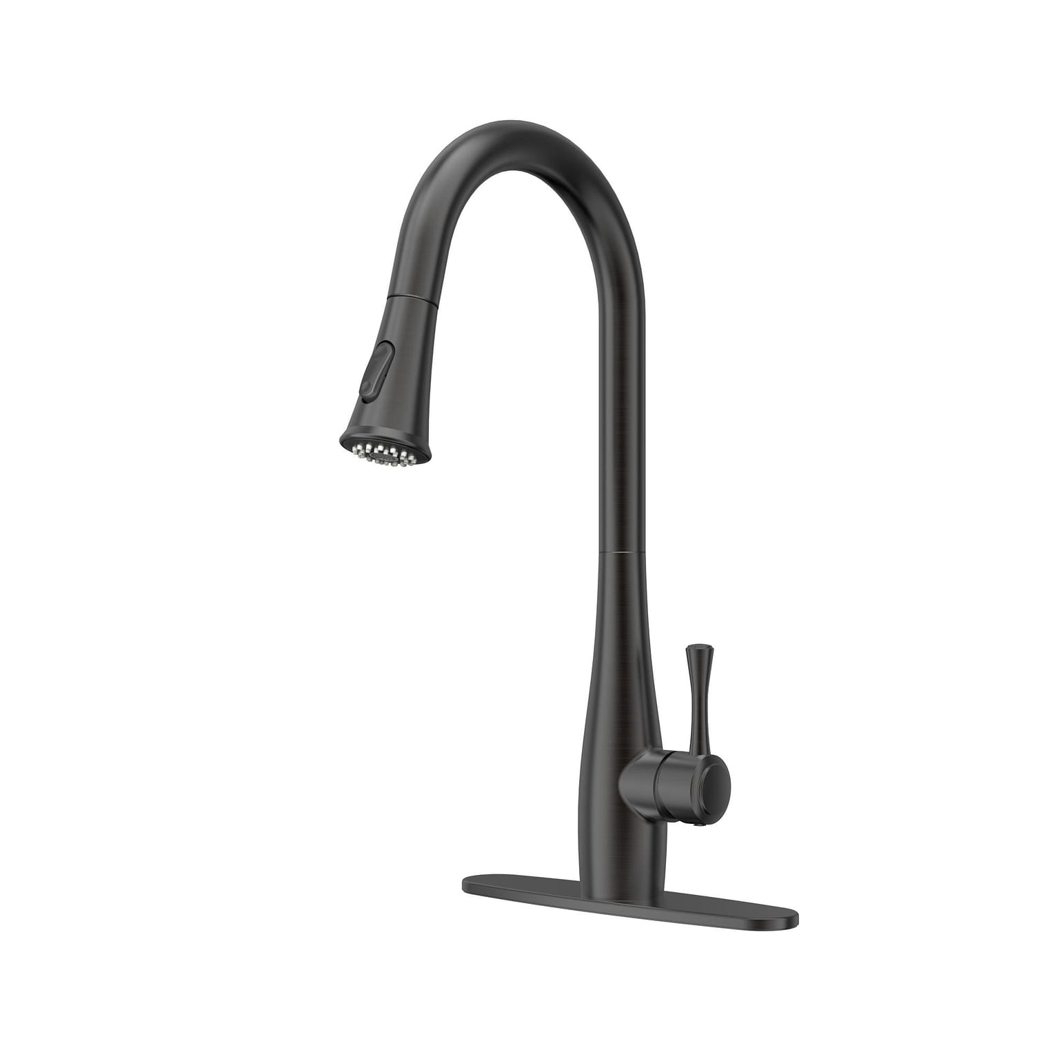 Single-Handle Pull Down Sprayer Kitchen Faucet with Dual Function in Oil Rubbed 5.49 lb
