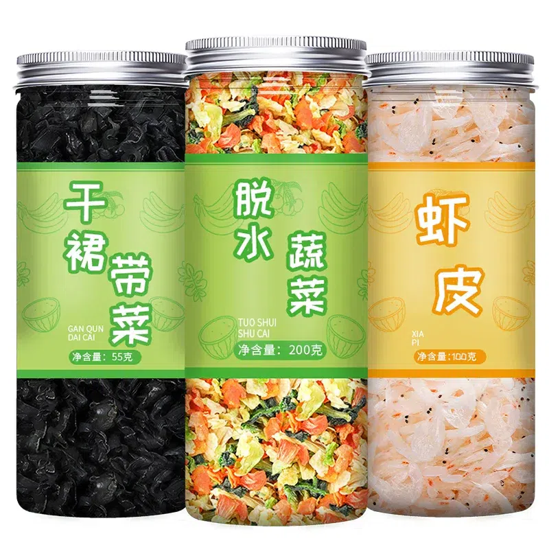 300g dried vegetable, Undaria pinnatifida and shri 3 bottle