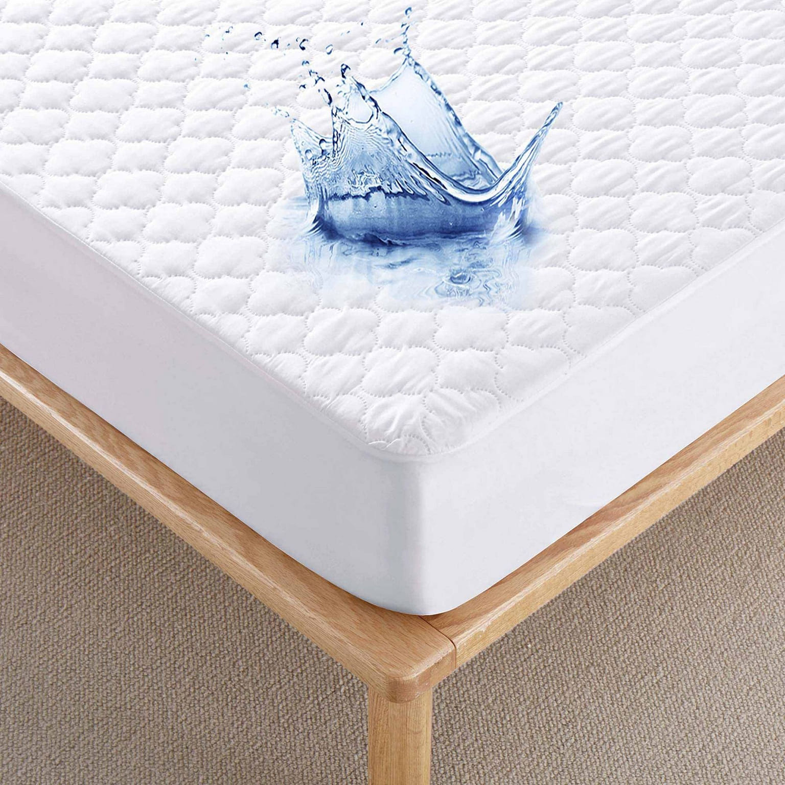 Waterproof Mattress Pad King 78"x80"x15" 1 箱