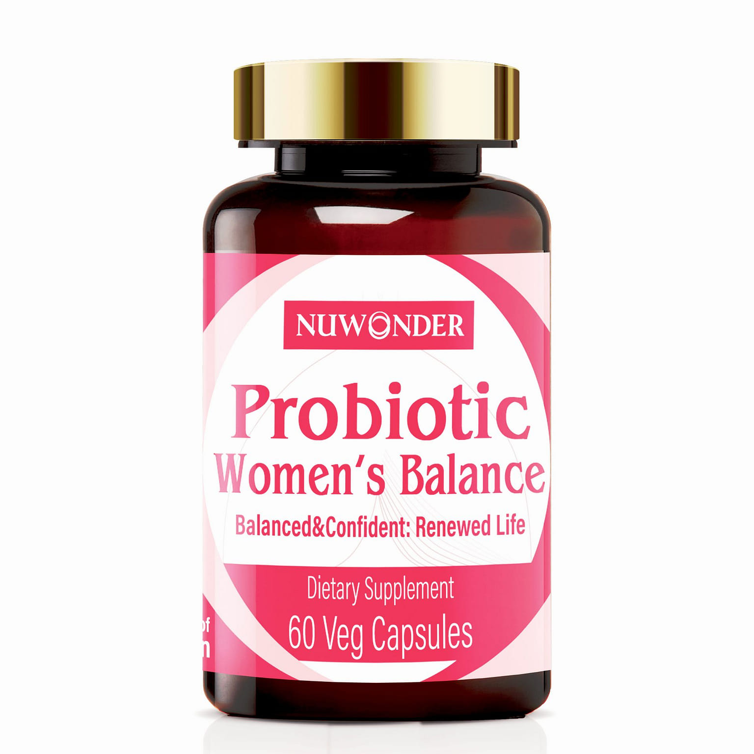 Probiotic Women's Balance, Natural Vaginal Support Supplement 1 bottle