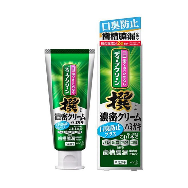 KAO Deep Clean Sen Dense Cream Toothpaste 95g Bad Breath Prevention Plus 1 개