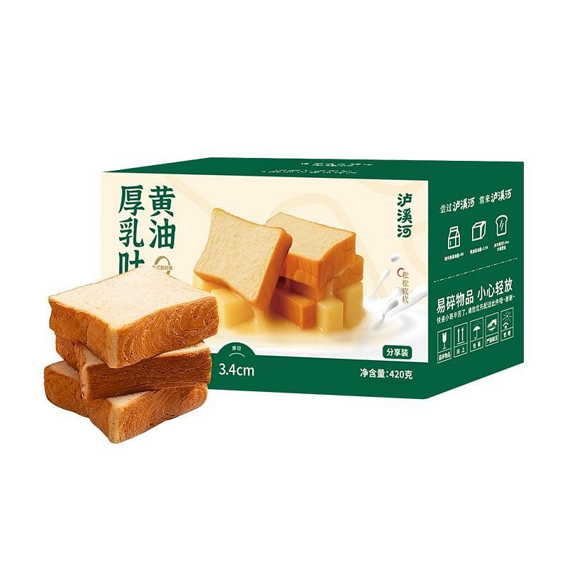 Luxi River Butter Thick Toast Bread Breakfast 420g 420 g