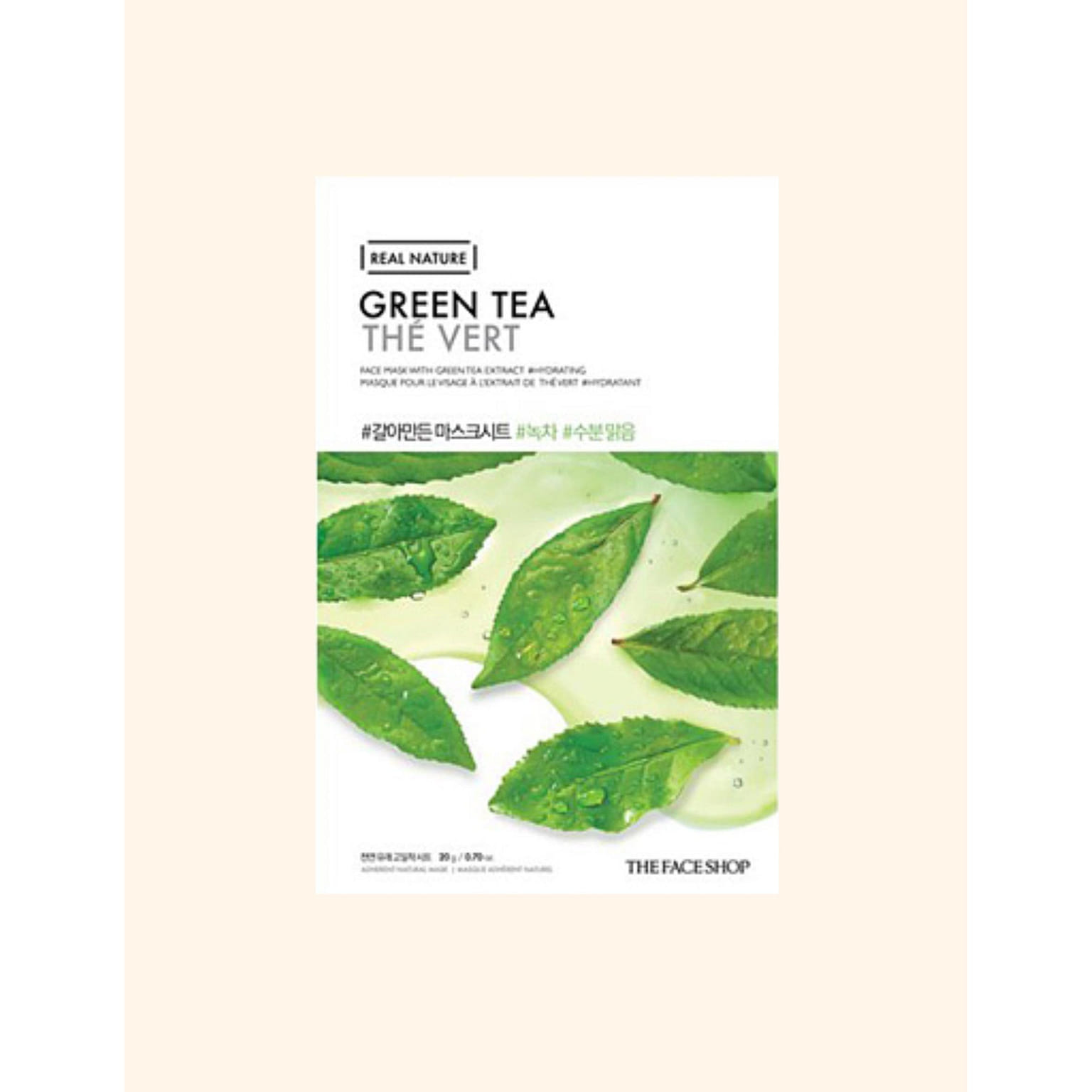 Real Nature Face Mask Sheet Green Tea 1 개