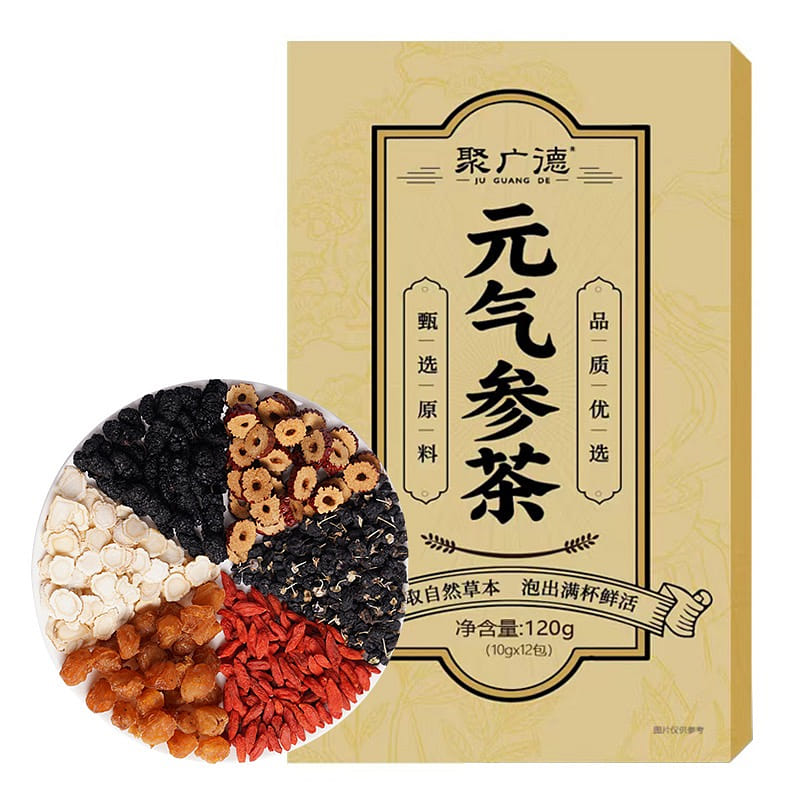 쥐광더 활기 인삼차 활력 넘치는 기운, 12봉지 1 케이스