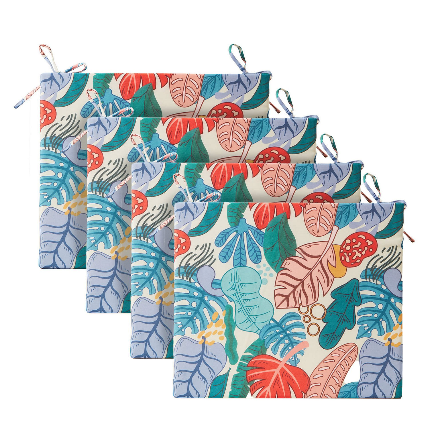 UNIKOME Outdoor Cushion Colored leaves 18.5"*16"*3 1 케이스