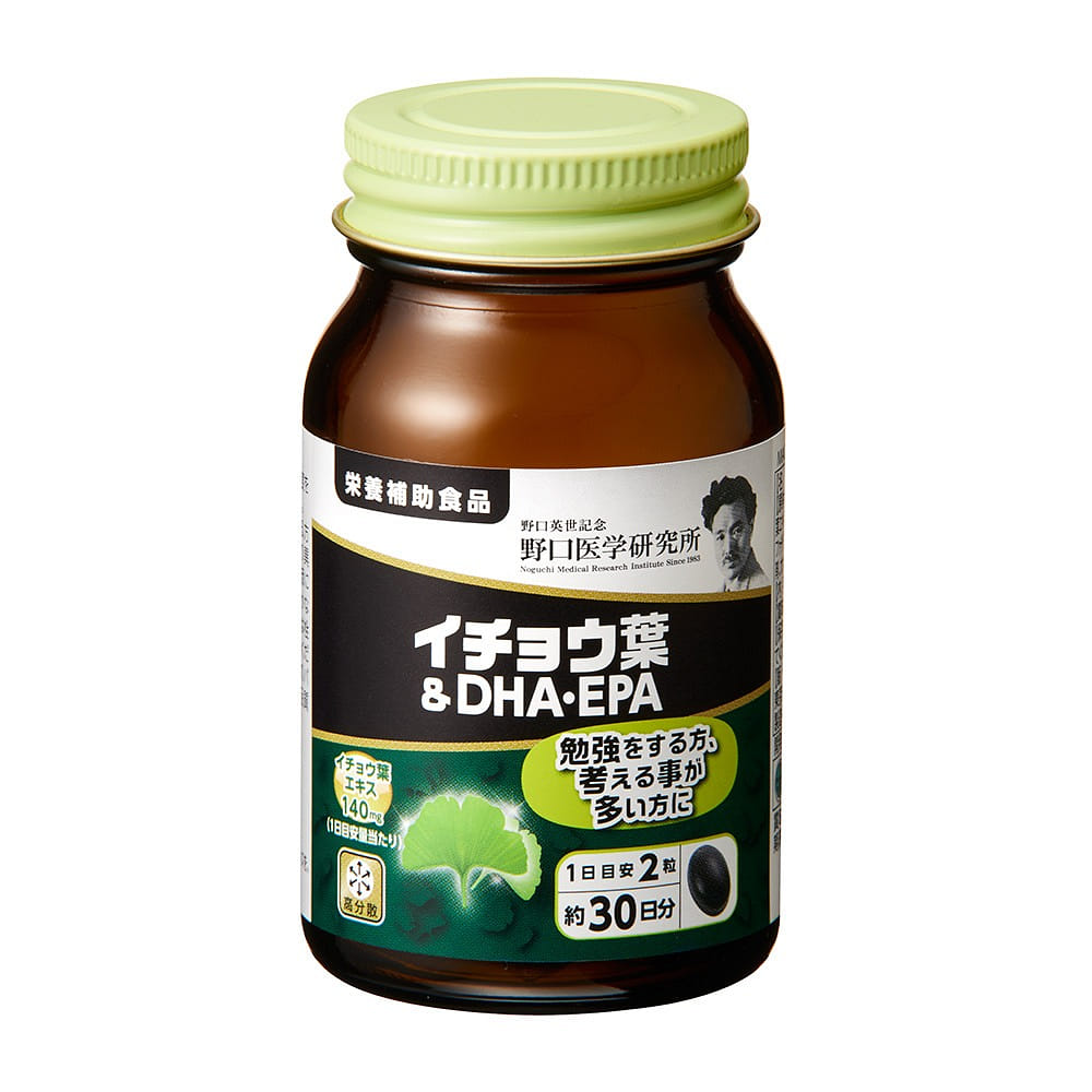 Noguchi Ginkgo Brain Pills Golden DHA 60 capsules 1 each