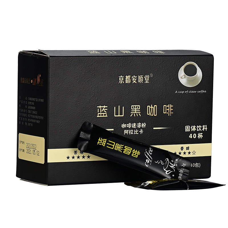 Blue Mountain Diet Black Coffee Sugar Free Fitness Coffee 2g*40pcs 1 케이스