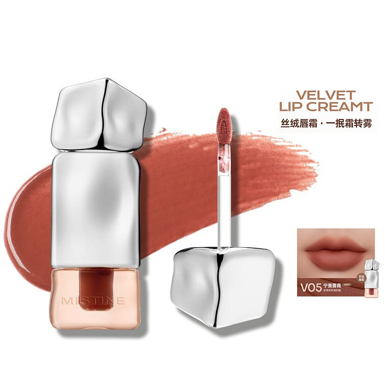 Mistine Thai Latte Velvet Lip Cream V05 Nimman Rose 2.8 그램