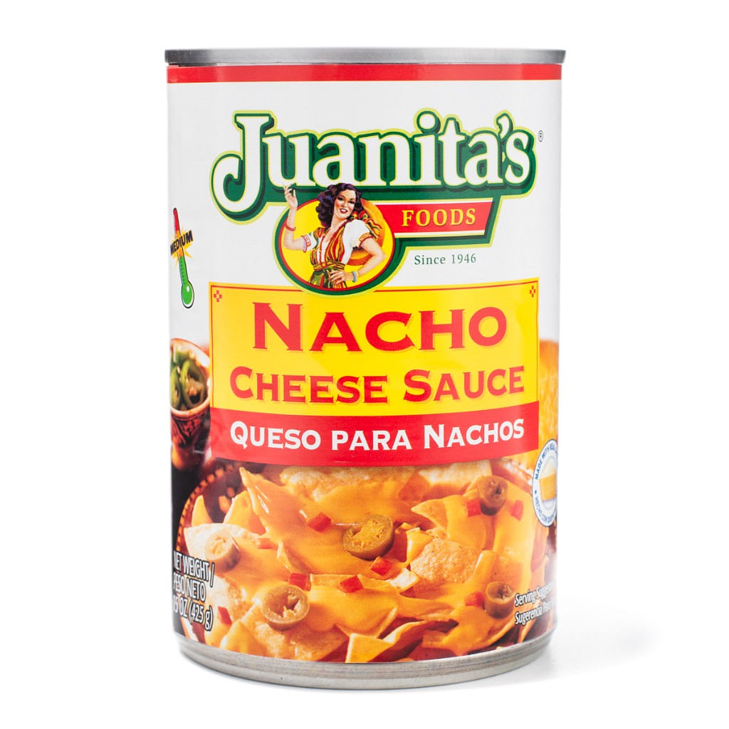 Juanita's Foods เม็กซิกันกูร์เมต์ นาโชชีสซอส กระป๋อง 15 ออนซ์