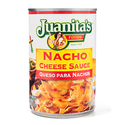Juanita's Foods Mexican Gourmet Nacho Cheese Sauce Can 15 oz
