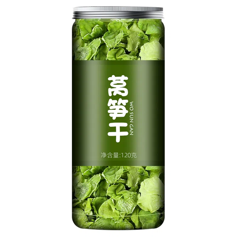 脱水蔬菜干农家自然晾晒精品菜干脱水莴笋干120g*1罐 120 克