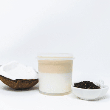 Pudim de leite de coco com oolong e pêssego branco 1 unidade(s)