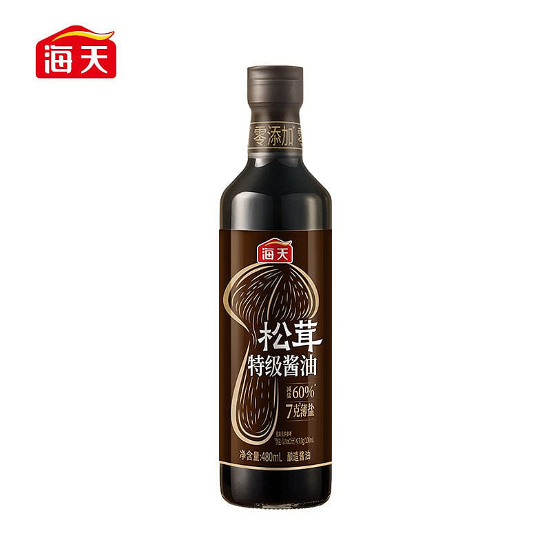 Haitian 7g Low-Salt Matsutake Premium Soy Sauce 480 ml