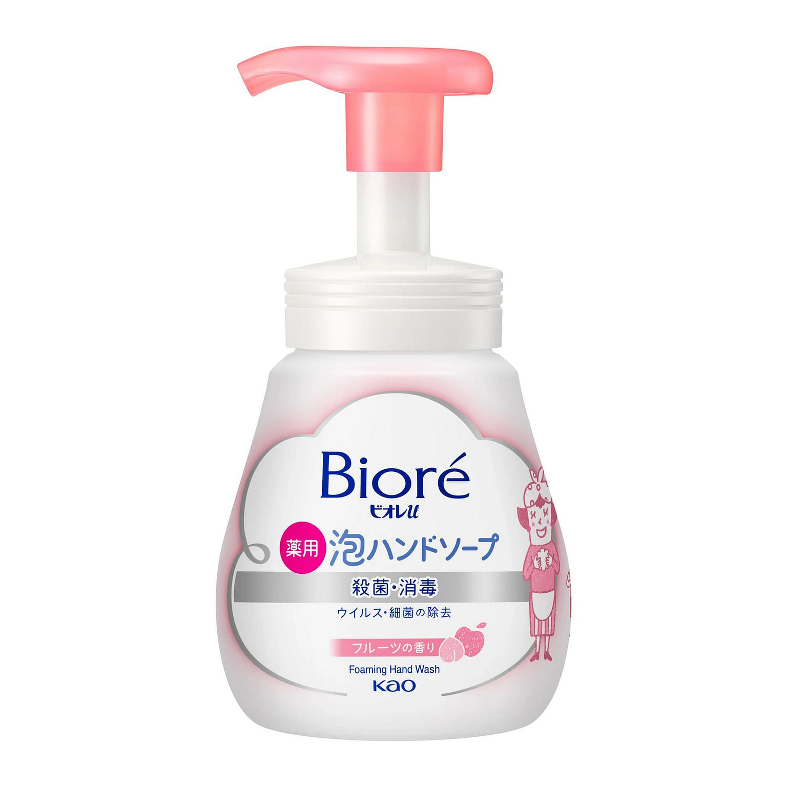 KAO Foaming Hand Soap Fruity 240ml 1 병