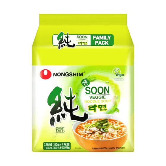 weee_instant_Nongshim Soon Veggie Ramyun pack of 4 1 each