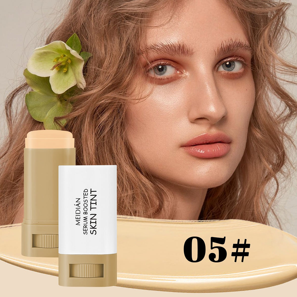 6-Shade Colour-ChangingConcealerFoundationStick#05 1 count