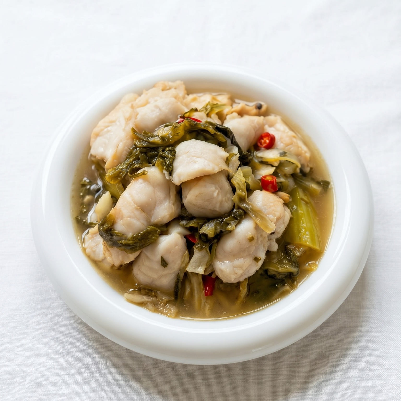 Fish Fillets with Pickled Mustard Green 500 g