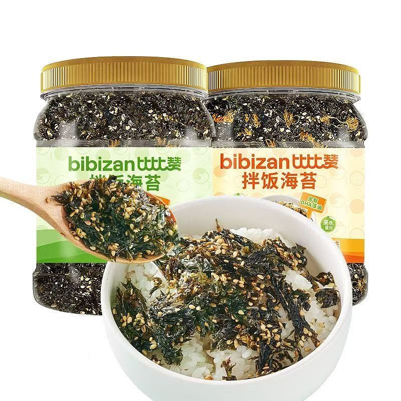比比赞肉松味芝麻海苔碎寿司饭团紫菜拌饭料250g 250 克