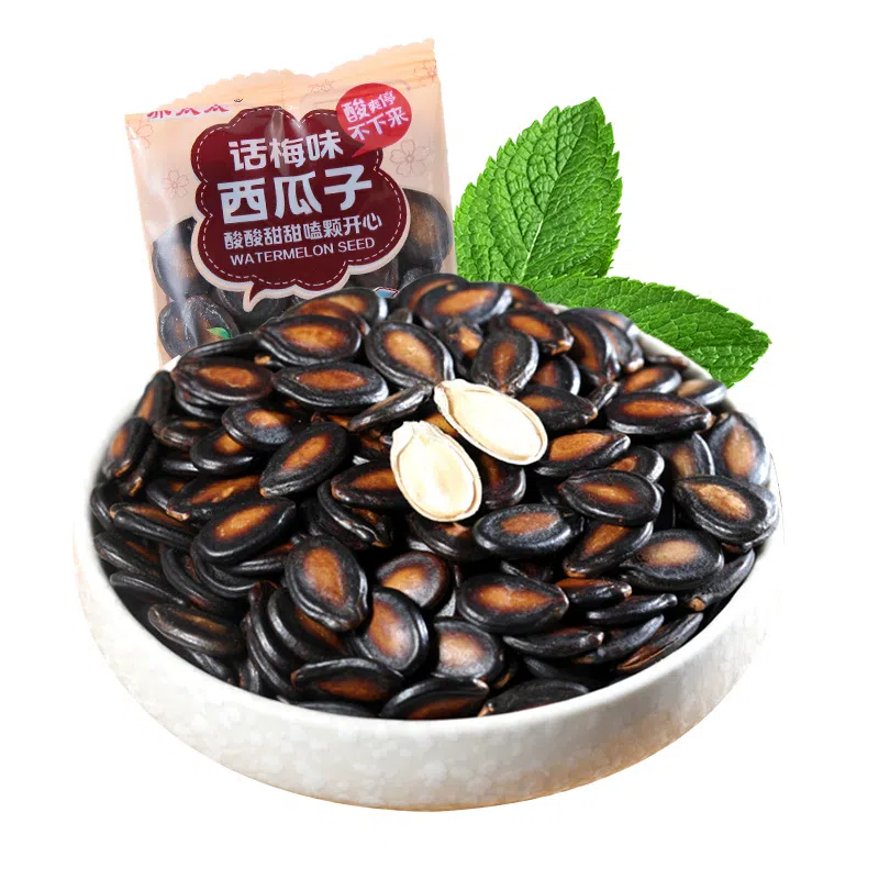 Plum flavor black melon seed snacks 7g*10 packs 70 กรัม
