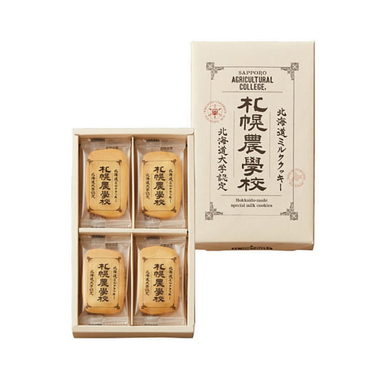 weee_snack_Sapporo Nougakkou Hokkaido Milk Cookie 12 pcs 1 box