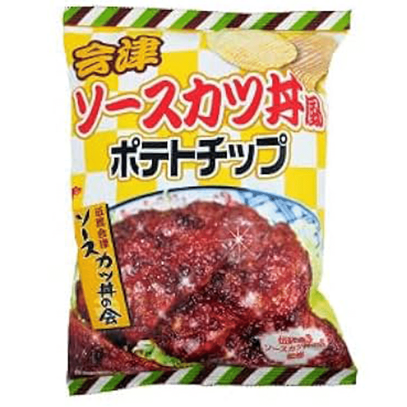 Aizu sauce katsudon style potato chips 120g 1 กล่อง