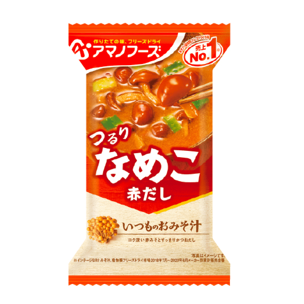 Amano Foods The usual miso soup nameko (red dashi) 1 count
