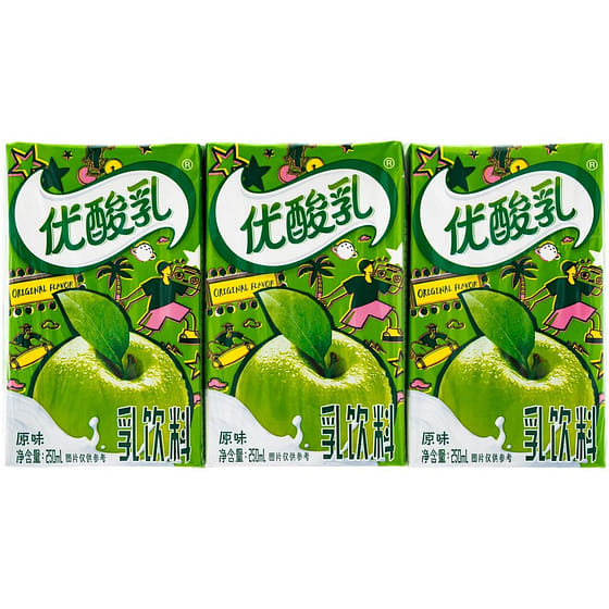 weee_beverages_伊利优酸乳 原味250ml*6瓶 1 份