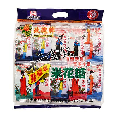 Rose brand Shi er Jin Chai Jiangjin Mihuatang Chongqing specialty time-honored 500 กรัม