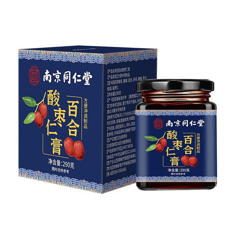 南京同仁堂 百合酸棗仁膏 潤喉養胃 290g 1 盒