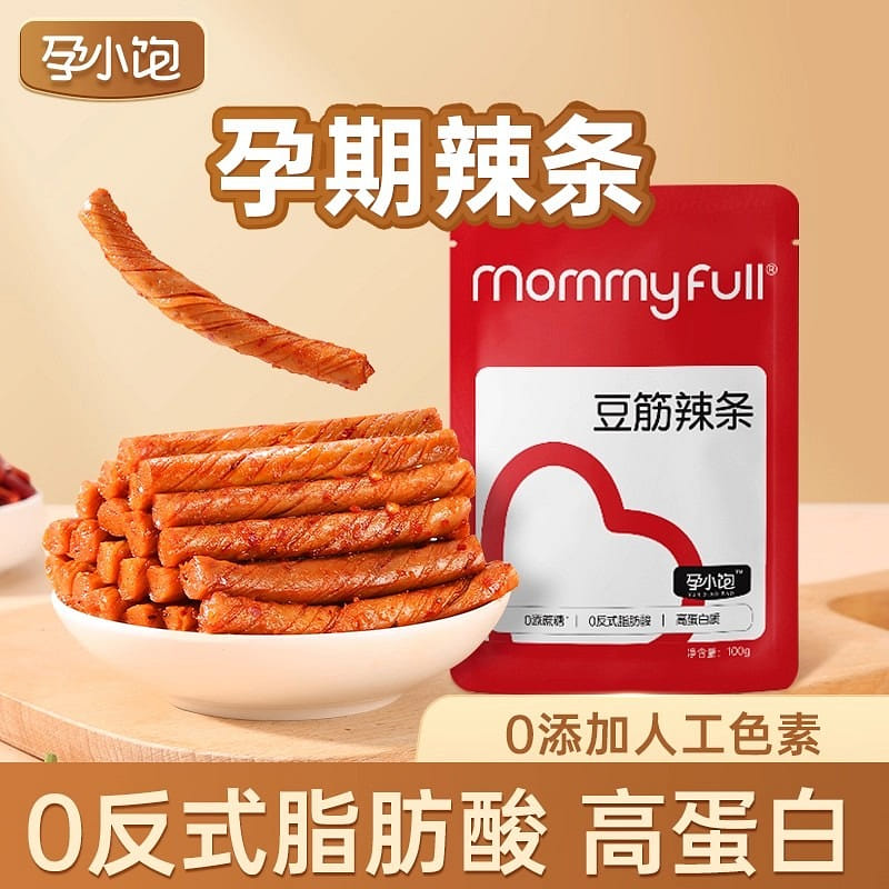 Pregnant women's bean curd spicy strips 100g per 100 g