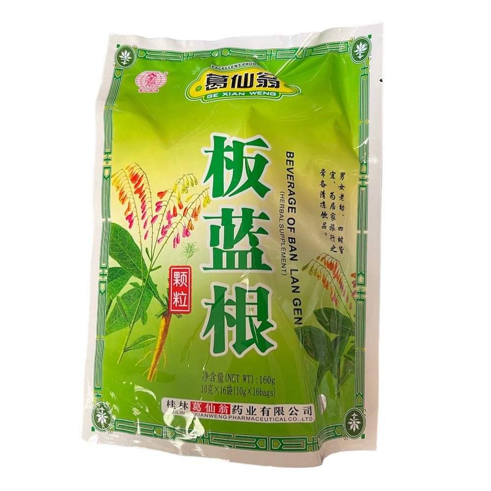Ge Xian Weng Banlangen Keli 10gx16bags Ban Lan Gen Isatis Root 1 each