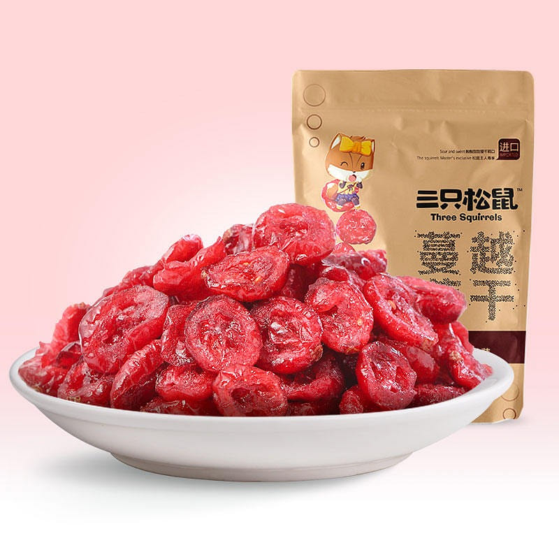 Three squirrel dried cranberries 100 그램