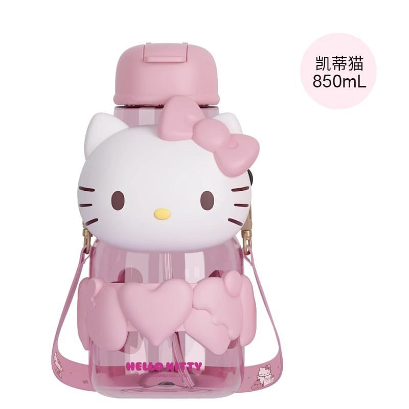 Sanrio Space Water Bottle Gorgeous Sippy Cup Gift 850ML- Hello Kitty 1 個