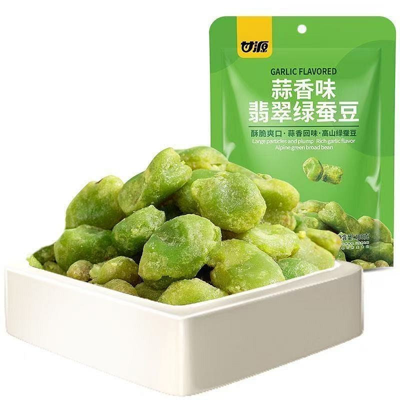 Ganyuan Garlic Flavored Broad Beans 100g*1 Bag 100 g