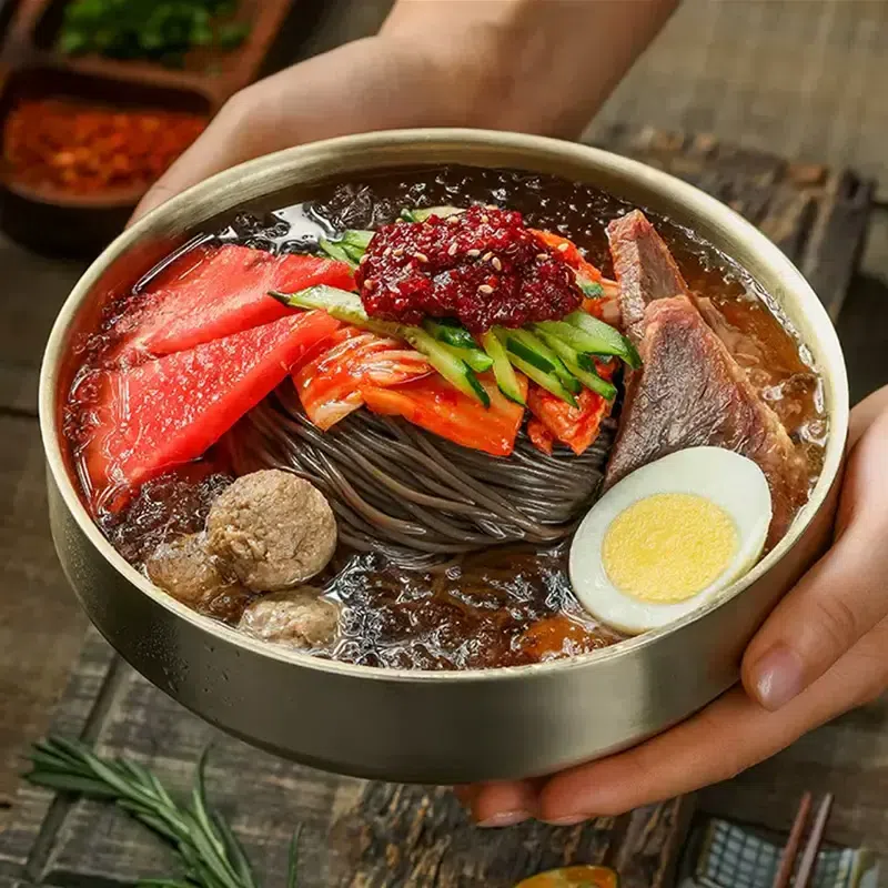Authentic Northeastern Auntie Korean style North Korean Buckwheat Cold Noodles ( 330 กรัม