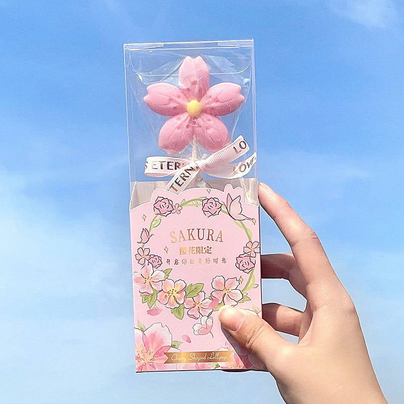 Cherry blossom lollipop macaron powder 1 개
