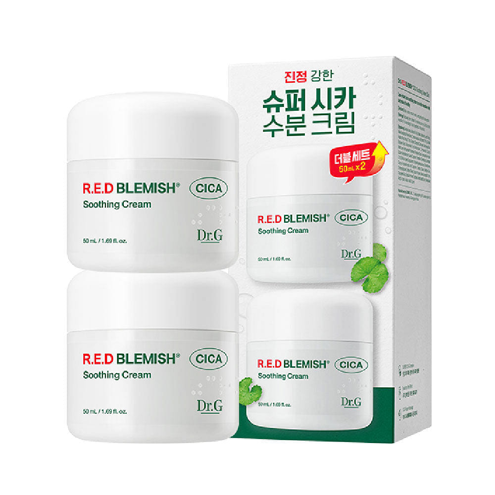 닥터지 레드 블레미쉬 시카 수딩 크림 듀오 50ml x 2p 1 개