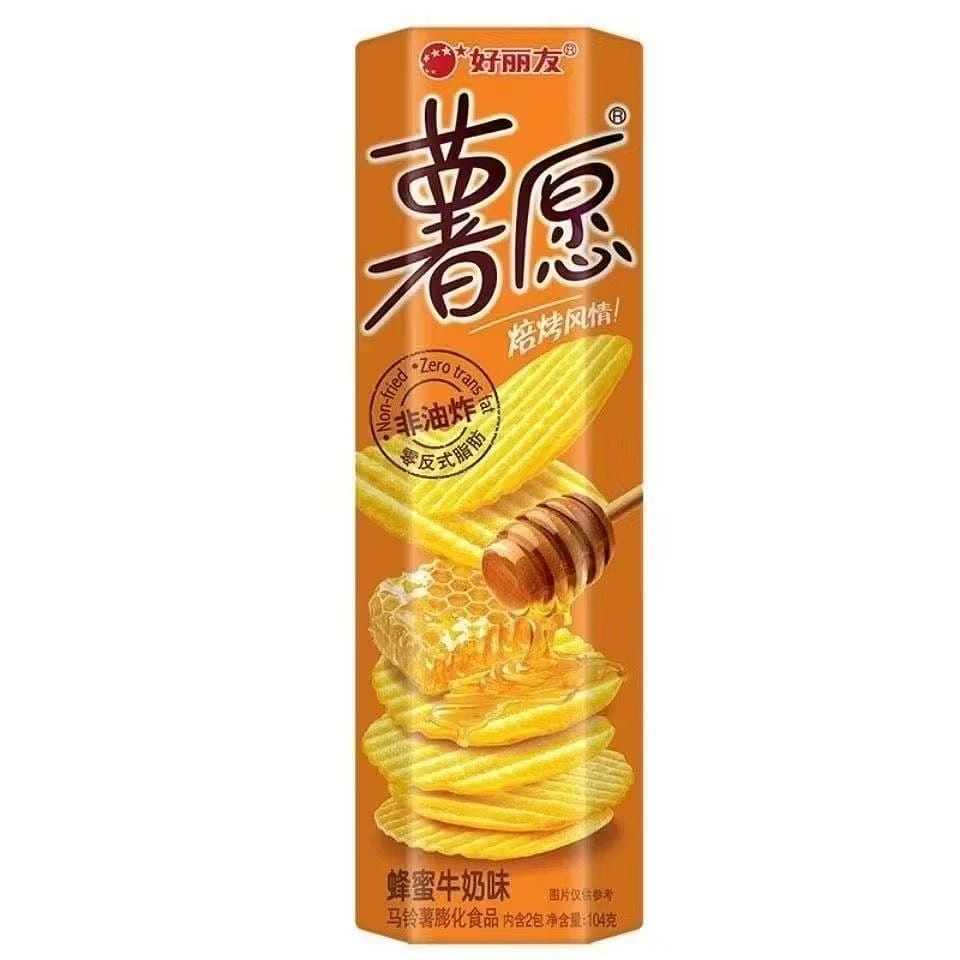 Orion Honey Milk Flavor Potato Chips 104g 104 g