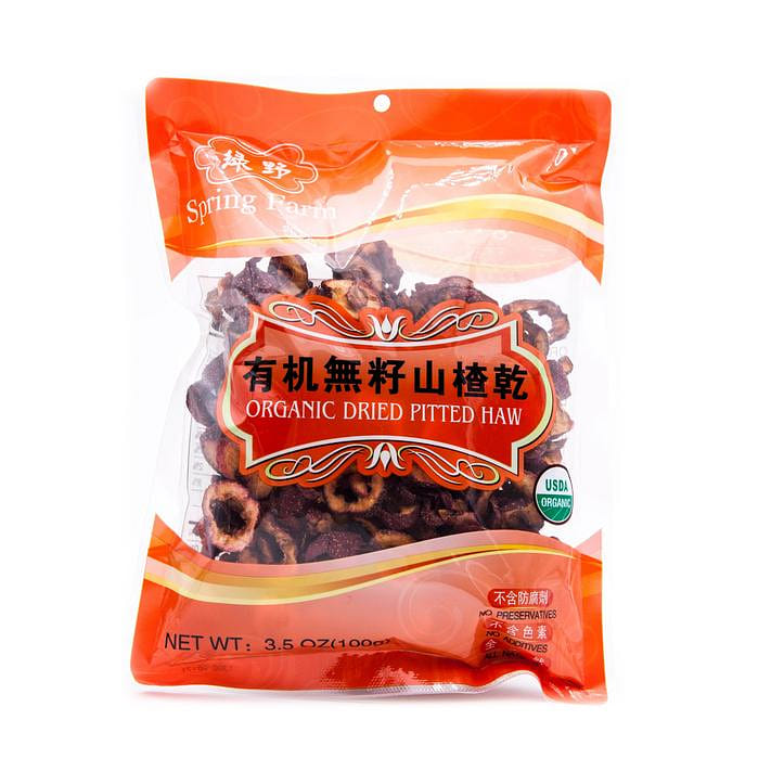 Organic Dried Hawthorn Berry (Pitted) 100 그램