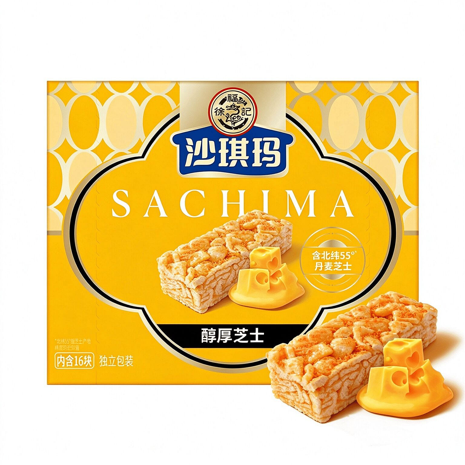 HsuFuChi Sachima Cheese Flavor Soft Boxed Snack 350 g