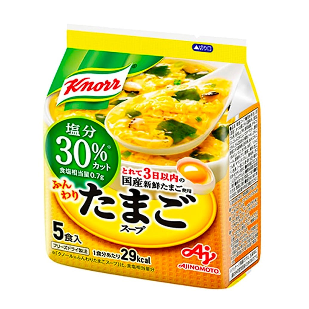 Freeze Dried Egg Soup Low Salt Broth Prepared 33g 1 개