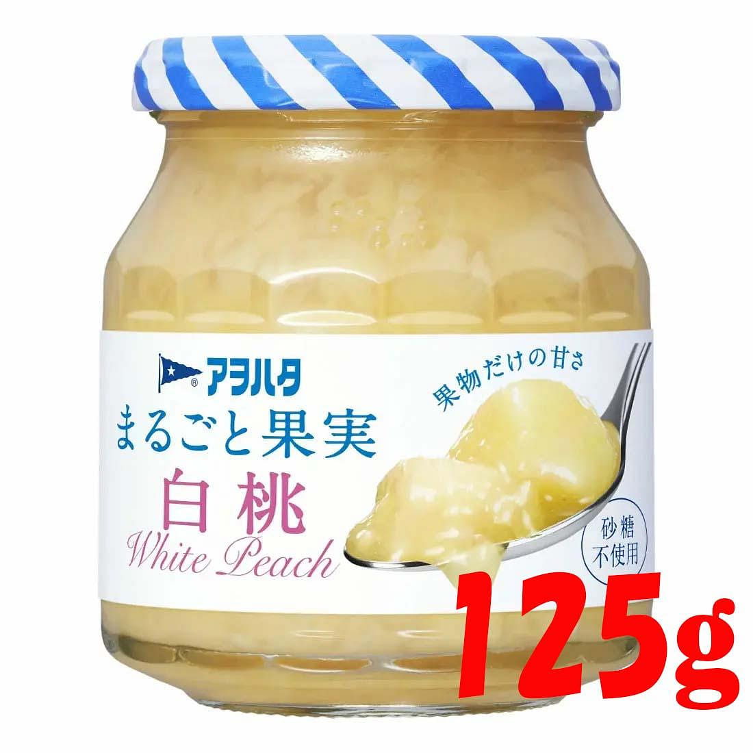 AOHATA White Peach Jam 125g 1 캔