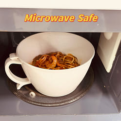 Microwave Noodle Bowls With Lid - 40 OZ Large Wheat Straw Soup Mug Phone Holder 1 each