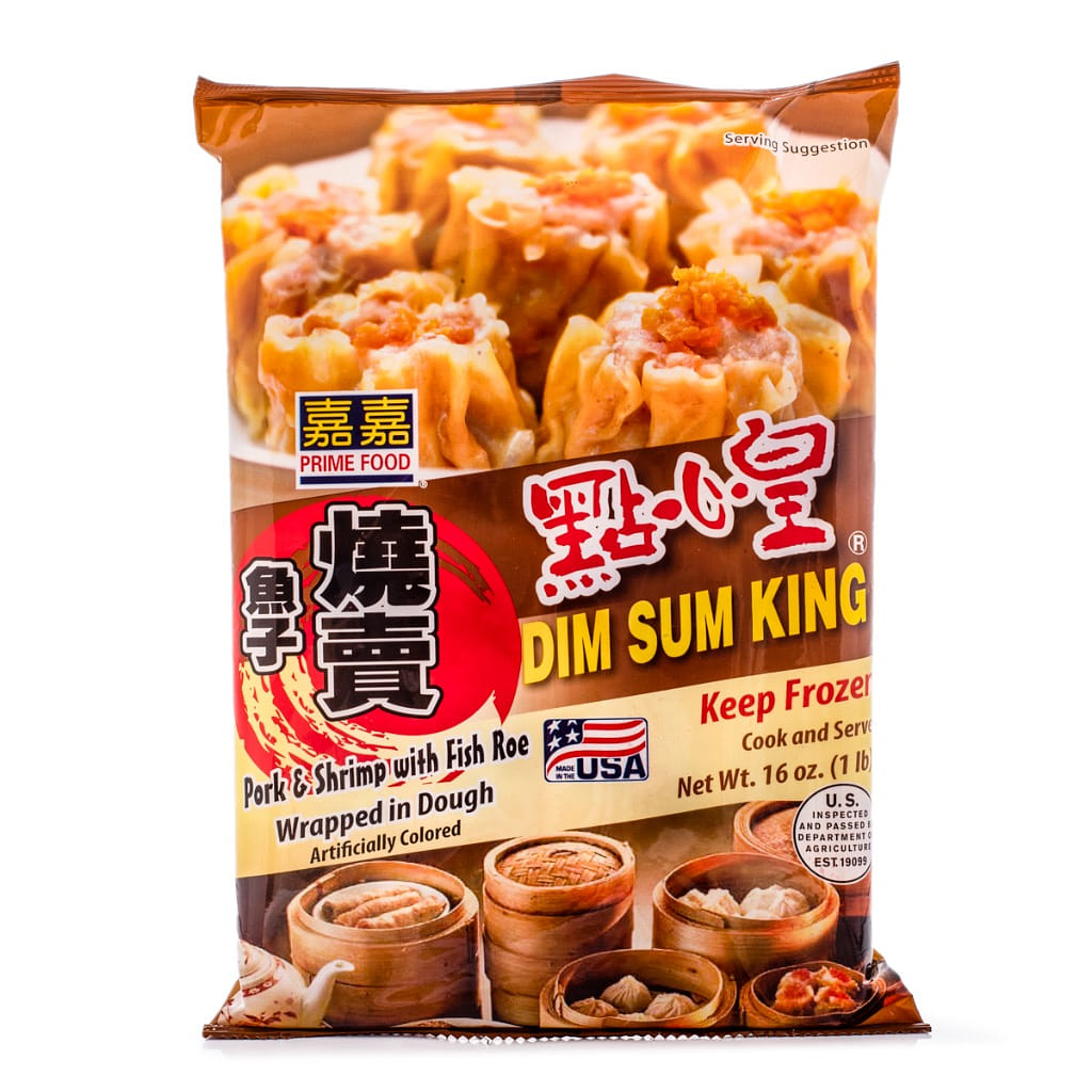 Prime Food Pork, Shrimp with Fish Roe Siu Mai Frozen 1 lb
