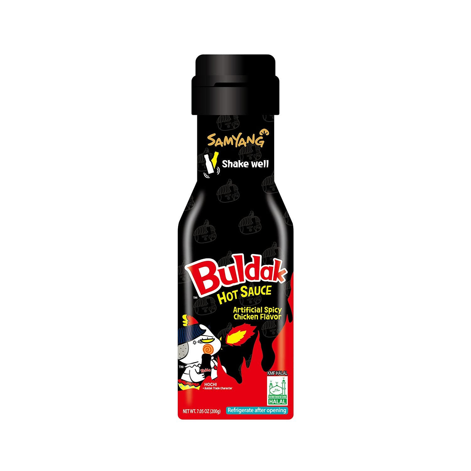 Samyang Hot Sauce for Buldak Ramen, Artificial Spicy Chicken Flavor Sauce 7.05 온스