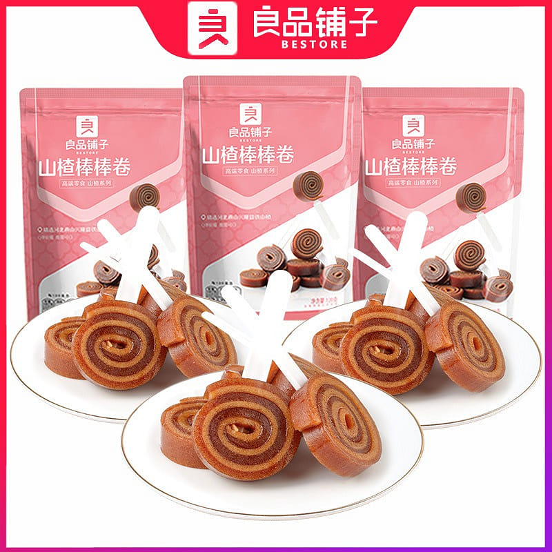 Good food shop Hawthorn stick Roll children snack snack food 120g/ bag 120 그램