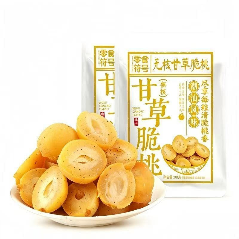 Candy Peach Crisp without Pit 100g*1 Bag 100 g