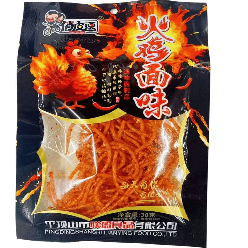 俏皮逗火雞面辣條38克5袋 190 克
