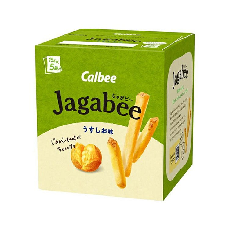 Calbee Jagabee light flavor Chips 75g 1 개