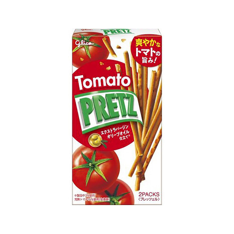 Glico Pretz Tomato Flavor Crispy Sticks 2 bags 1 ส่วน